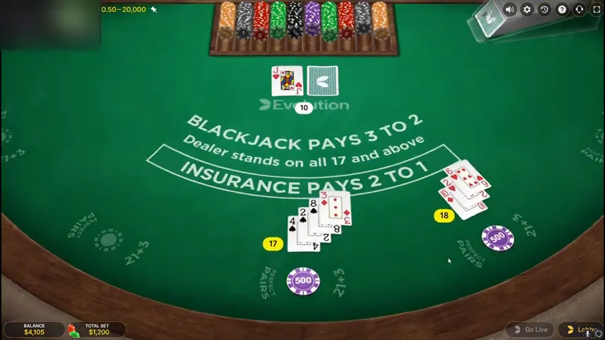 First Person Blackjack — captura 3