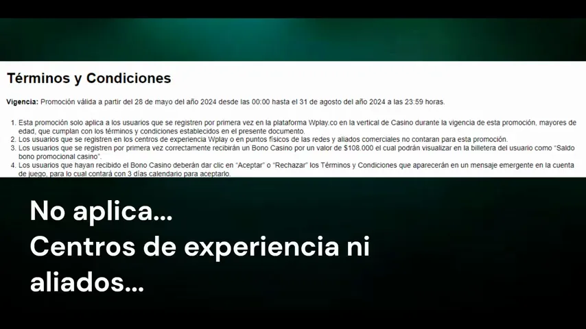 bono sin depósito — captura 2